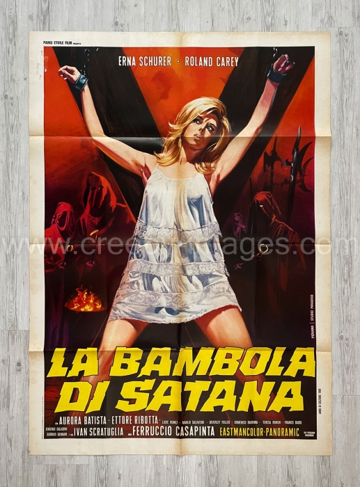 Der Satan ohne Gesicht / La bambola di Satana / The Doll of Satan - Italienisches Due-Fogli (2F)